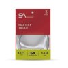Mastery Trout Leader 9' 3-pk (Varianta Mastery Trout Leader 9' 6X (0,13 mm) 3-pk)