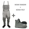 vision koski wader koski shoe felt