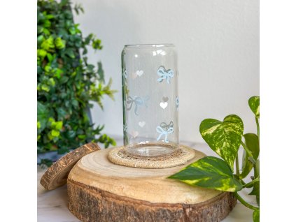 Pohár - Blue Bows