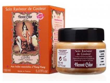 Henne Vlasová maska MĚDĚNÁ