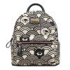Dámský batoh Henney Bear H 094 Black White Wavw