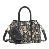 Dámská kabelka Henney Bear London H 1238 Black White Wave