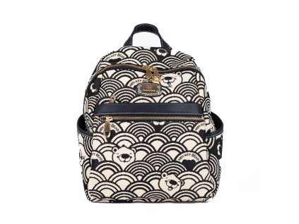 Dámský batoh Henney Bear H 1172 Black White Wave