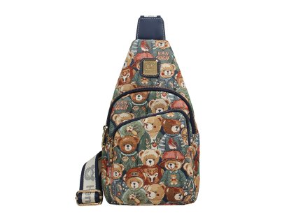 Dámská kabelka Henney Bear H 1191 Green bear