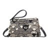 Dámská kabelka Henney Bear H 1227 Black White Wawe
