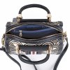 Dámská kabelka Henney Bear H 259 Black White Wave 4