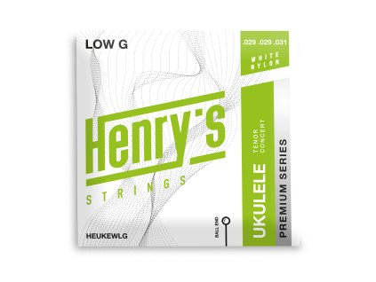HENRY’S PREMIUM Strings - Henry`s Strings - Concert/Tenor Ukulele, Ball End, Nylon + low G string - Hlavní obrázek
