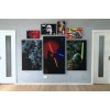 Star Wars collection on the wall