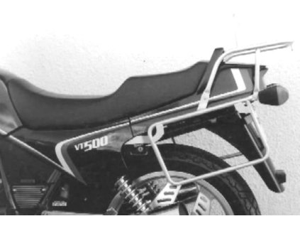 Kompletní sada nosičů (boční nosič kufru a horní nosič kufru z trubek) chrom pro Honda VT 500 E (1983-1988)