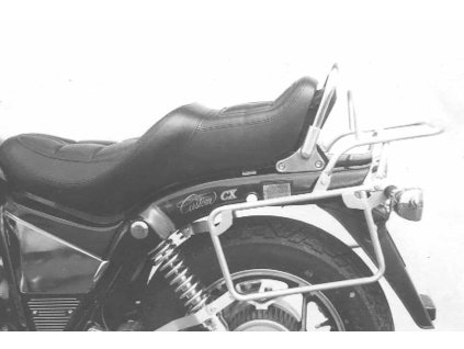 Boční nosič kufru pevný černý pro Honda XL 600 R (1983-1987)