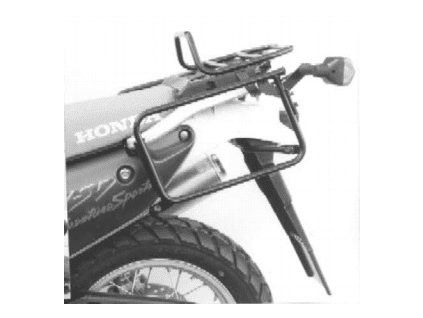 Boční nosič kufru pevný černý pro Honda XRV 750 Africa Twin (1993-2003)