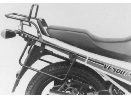 Kompletní sada nosiče (boční nosič kufru a horní nosič kufru z trubek) černá pro Honda VF 500 F/F2 (1984-1987)