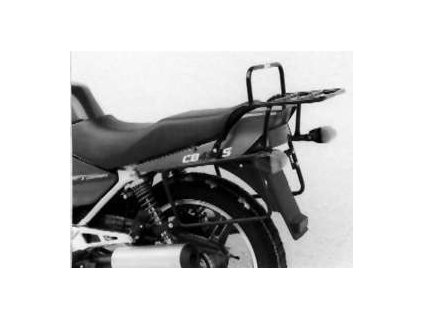 Kompletní sada nosiče (boční nosič kufru a horní nosič kufru z trubek) černá pro Honda CB 450 S (1986-1989)