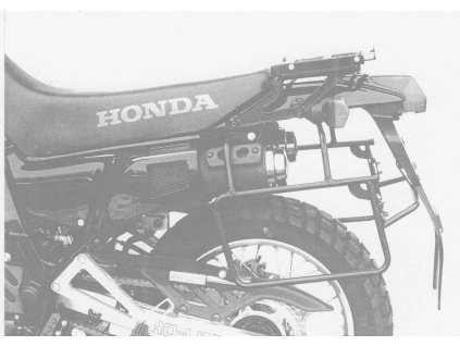 Boční nosič kufru pevný černý pro Honda NX 650 Dominator (1988-1991)