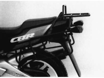 Kompletní sada nosiče (boční nosič kufru a horní nosič kufru z trubek) černá pro Honda CBR 600 F (1991-1992)