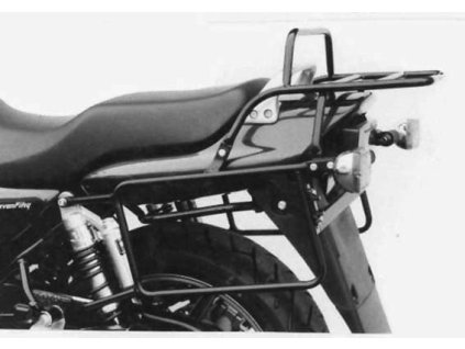 Kompletní sada nosiče (boční nosič kufru a horní nosič kufru z trubek) černá pro Honda CB 750 F sevenfifty (1992-2003)