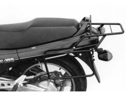 Kompletní sada nosiče (boční nosič kufru a horní nosič kufru z trubek) černá pro Honda NTV 650 (1988-1998)