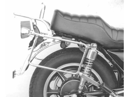 Kompletní sada nosičů (boční nosič kufru a horní nosič kufru z trubek) chrom pro Kawasaki Z 750 LTD Twin (1976-1979)
