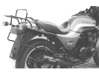 Kompletní sada nosiče (boční nosič kufru a horní nosič kufru z trubek) černá pro Kawasaki ZX 750 GP (1983-1984)