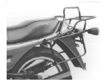 Kompletní sada nosiče (boční nosič kufru a horní nosič kufru z trubek) černá pro Kawasaki GPZ 305 (1983-1987)