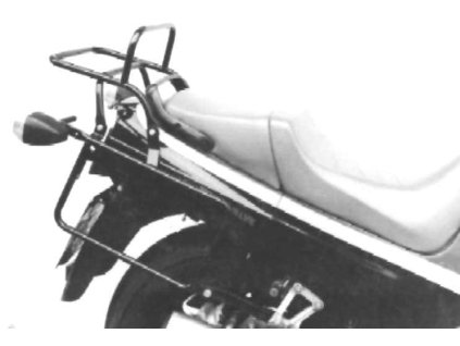 Kompletní sada nosiče (boční nosič kufru a horní nosič kufru z trubek) černá pro Kawasaki GPZ 600 R (1985-1989)
