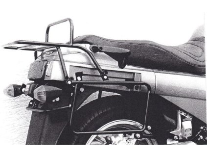 Kompletní sada nosiče (boční nosič kufru a horní nosič kufru z trubek) černá pro Kawasaki GTR 1000 (1986-2003)