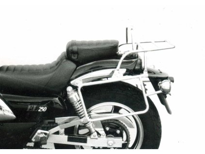 Kompletní sada nosiče (boční nosič kufru a horní nosič kufru z trubek) chrom pro Kawasaki EL 250 (1994)/EL 252 (1996-2003)