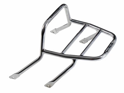 Trubkový nosič horního kufru v kombinaci s bočním nosičem kufru H&B chrom pro Kawasaki Z 900 (1973-1976)/Z1000 A (1977-1978)