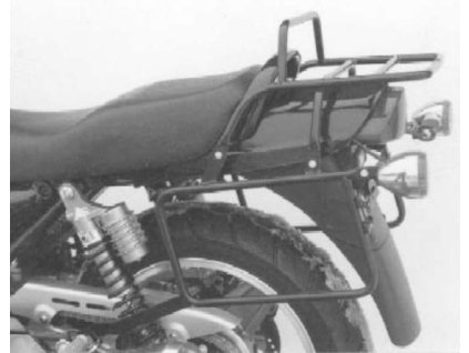 Kompletní sada nosičů (boční nosič kufru a horní nosič kufru z trubek) chrom pro Kawasaki Zephyr 750 (1991-1999)