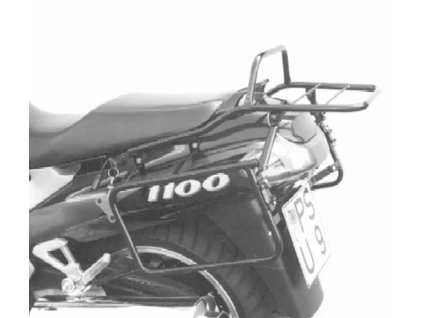 Boční nosič kufru pevný černý pro Kawasaki ZZ-R 1100 (1993-2001)