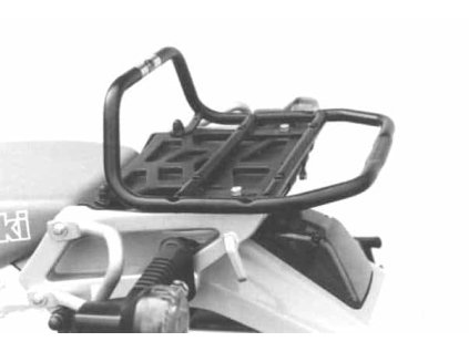 Trubkový nosič zavazadel Topcaseträger černý pro Kawasaki KLX 650 (1993-2001)