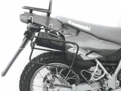 Boční nosič kufru pevný černý pro Kawasaki KLR 650 (1995-2003)