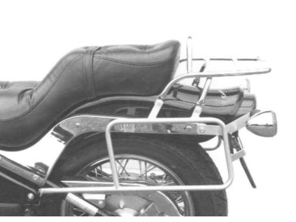 Kompletní sada nosiče (boční nosič kufru a horní nosič kufru z trubek) chrom pro Kawasaki VN 800 (1995-2000)