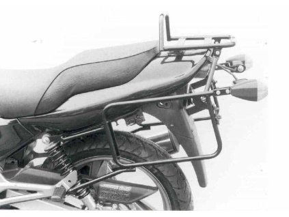Kompletní sada nosiče (boční nosič kufrů a horní nosič kufrů z trubek) černá pro Kawasaki ER-5 (1997-2000)