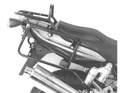 Boční nosič kufru pevný černý pro Kawasaki ZRX 1100 (1997-2001)