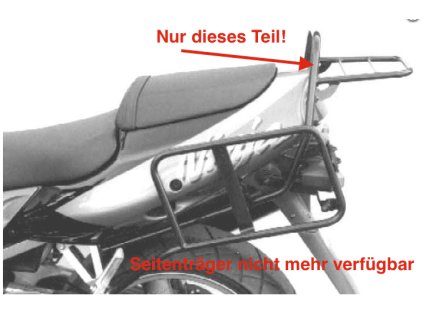 Černý trubkový nosič zavazadel pro Kawasaki ZX-9 R Ninja (1998-2001)