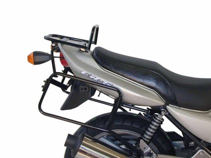 Kompletní sada nosiče (boční nosič kufrů a horní nosič kufrů z trubek) černá pro Kawasaki ER-5 (2001-2006)