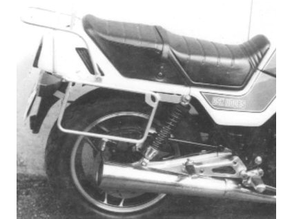 Kompletní sada nosiče (boční nosič kufru a horní nosič kufru z trubek) černá pro Suzuki GSX 1100 ES (1984-1987)