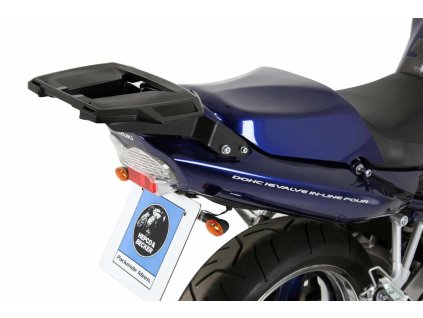 Hliníkový nosič horního kufru černý pro Suzuki GSF 600 S Bandit (2000-2004)