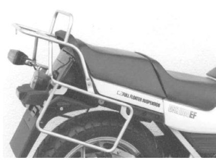 Kompletní sada nosiče (boční nosič kufru a horní nosič kufru z trubek) černá pro Suzuki GSX 1100 ES/EF (1984-1987)