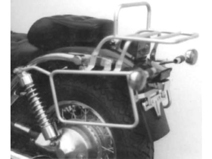 Kompletní sada nosičů (boční nosič kufru a horní nosič kufru z trubek) chrom pro Suzuki VS 1400 Intruder (1987-1995)