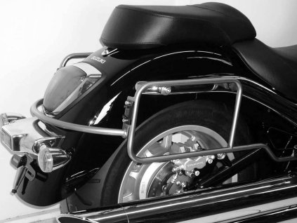 Chromovaný boční nosič kufru pro Suzuki C 1800 R Intruder (2008-2011)