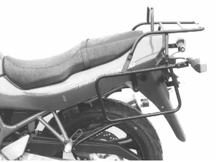 Kompletní sada nosiče (boční nosič kufru a horní nosič kufru z trubek) černá pro Suzuki GSF 600 S/N Bandit (1995-1996)
