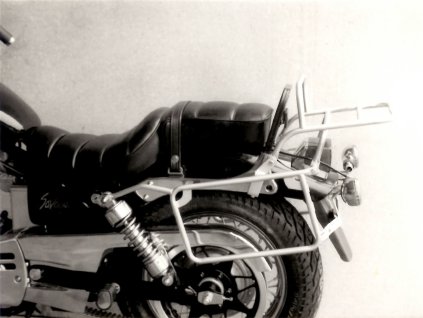 Kompletní sada nosiče (boční nosič kufru a horní nosič kufru z trubek) chrom pro Suzuki LS 650 (1997-2000)