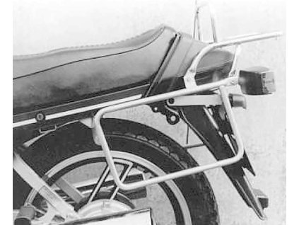 Kompletní sada nosičů (boční nosič kufrů a horní nosič kufrů z trubek) chrom pro Yamaha XZ 550/S (1982-1984)