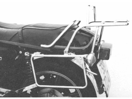 Kompletní sada nosičů (boční nosič kufru a horní nosič kufru z trubek) chrom pro Yamaha XS 850 (1980-1982)