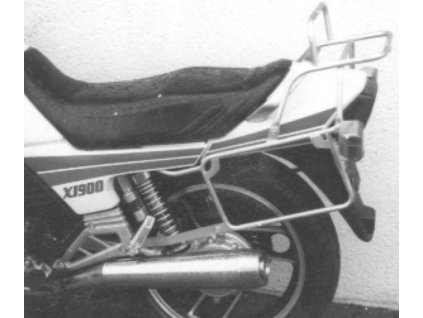 Kompletní sada nosiče (boční nosič kufru a horní nosič kufru z trubek) černá pro Yamaha XJ 750/900 F (1985-1994)