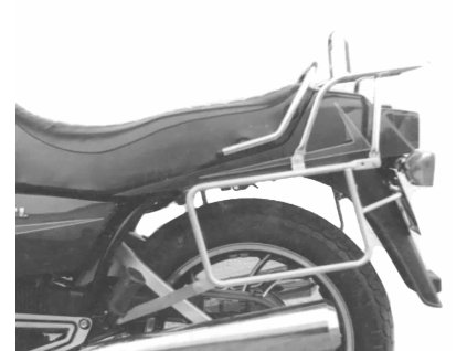 Kompletní sada nosičů (boční nosič kufru a horní nosič kufru z trubek) chrom pro Yamaha TR 1 (1982-1983)