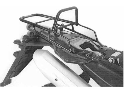 Trubkový nosič zavazadel Topcaseträger černý pro Yamaha XT 125 R/X (2005-)