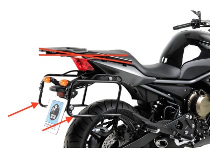 Černý boční nosič kufrů Lock-it pro Yamaha XJ 6 Diversion (2013-2016)